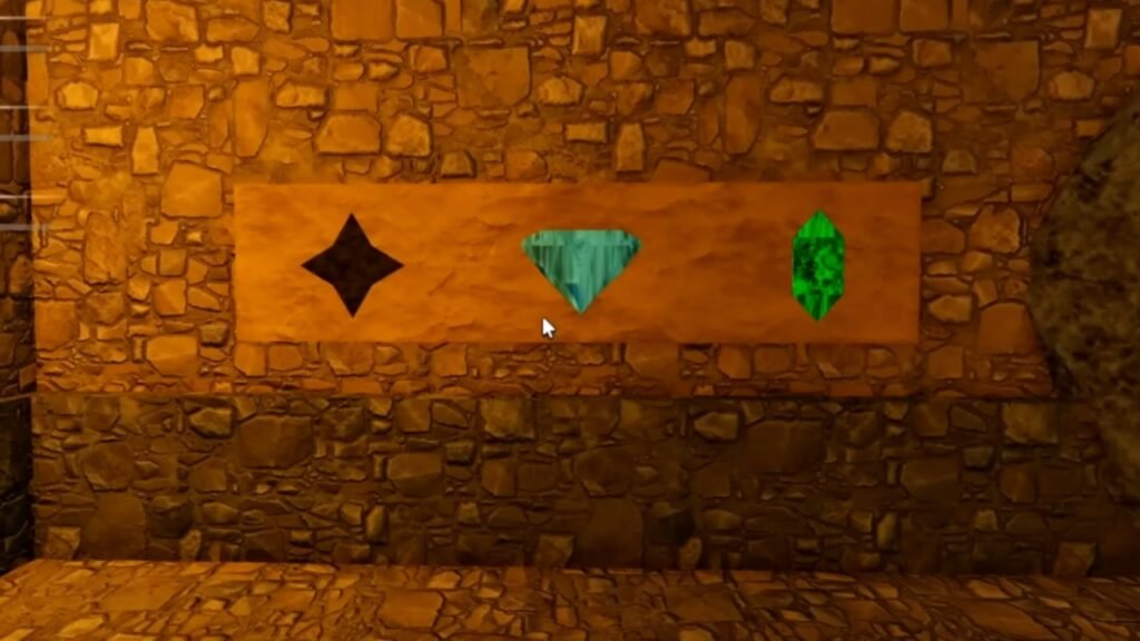 Opening the secret cave door in Prospecting Crystal Caverns