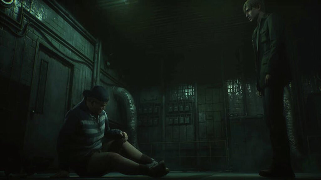 An image of Eddie and James talking.