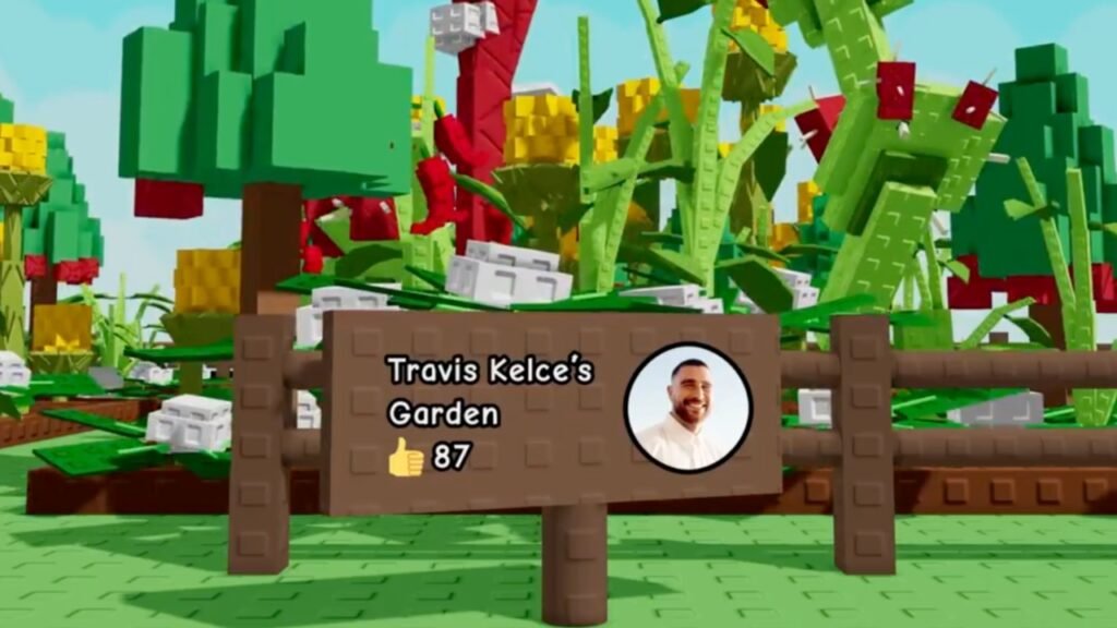 Travis Kelce guest event Grow A Garden