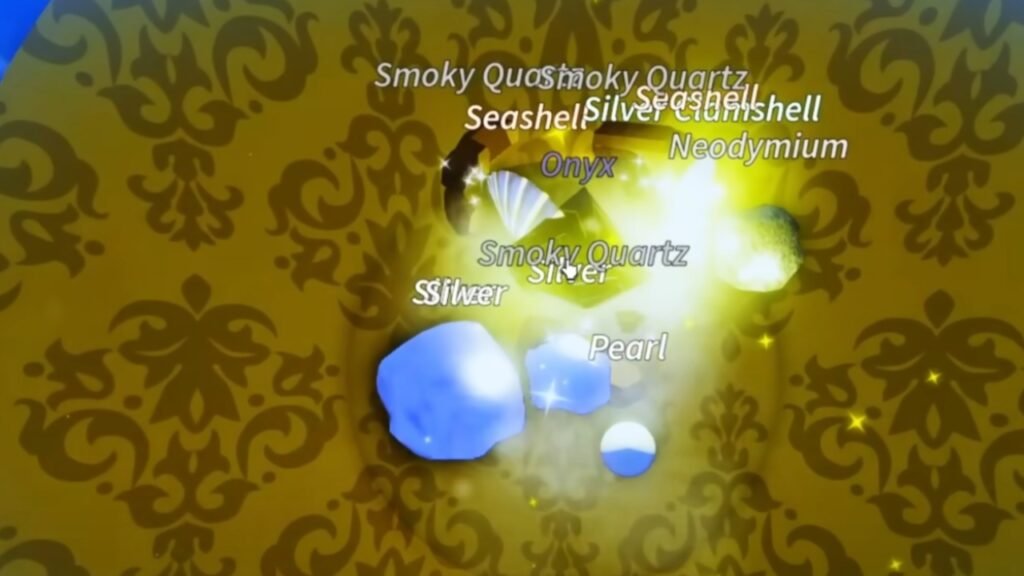Using Pan enchantment to get the rarest Minerals in Prospecting