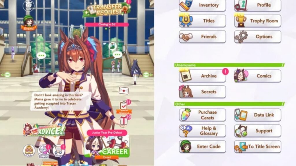 Daiwa menu