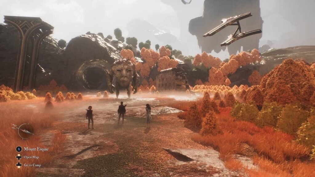 An image from the game's open world