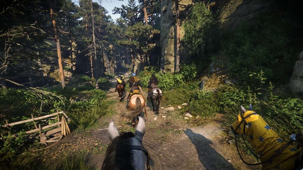 An image of horse riding in KCD 2.