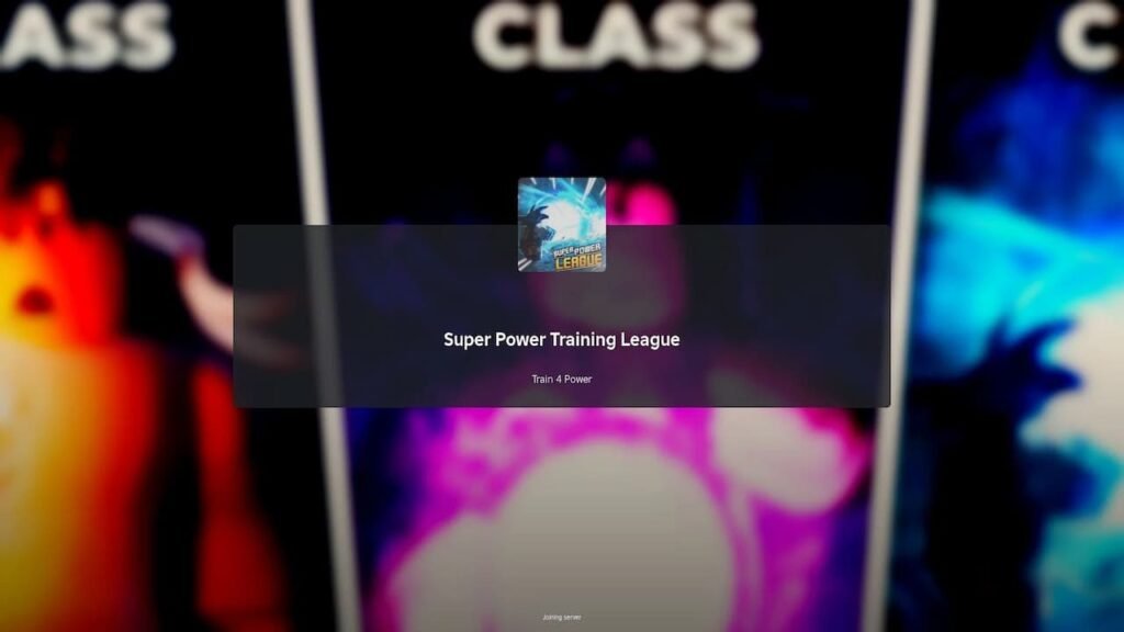 Super power trianing league game