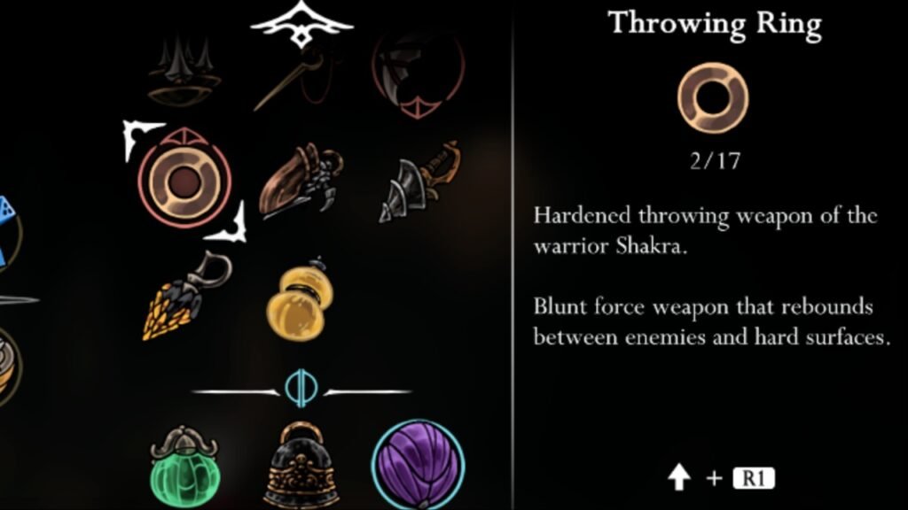 Throwing Ring from Trail's End Wish in Hollow KNight Silksong
