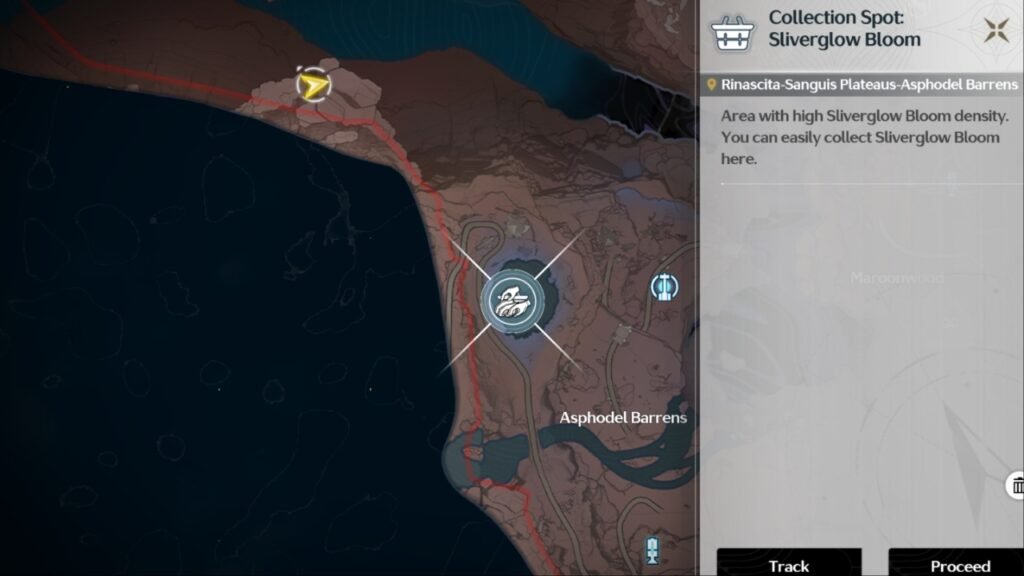 Sliverglow bloom location wuwa