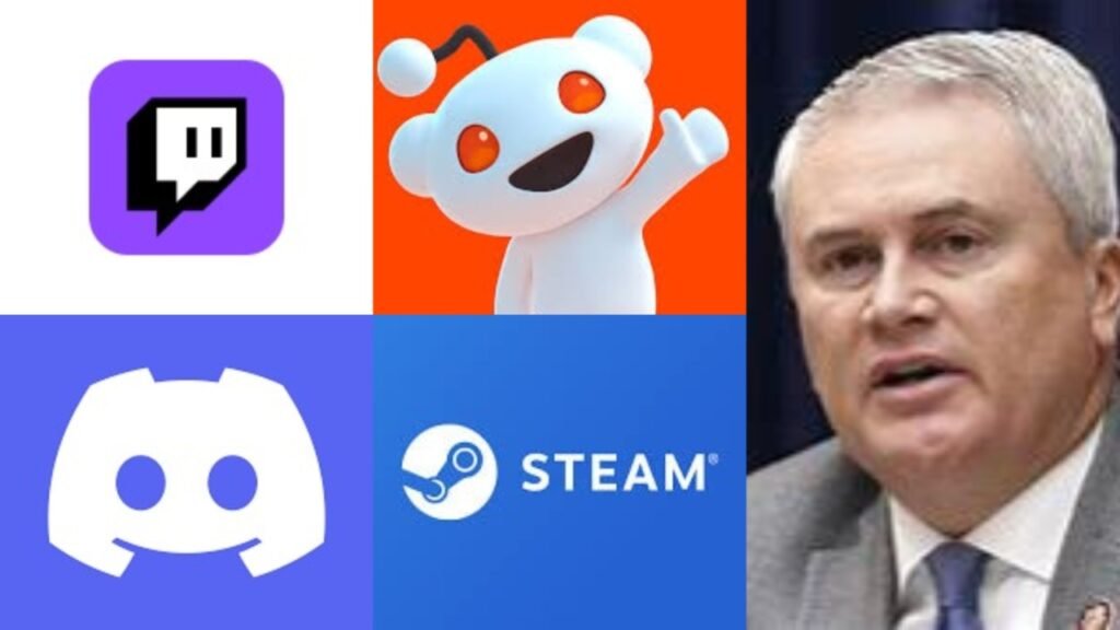 House Oversight Committee Chairman James Comer summons CEOs from Steam, Discord, Twitch, and Reddit