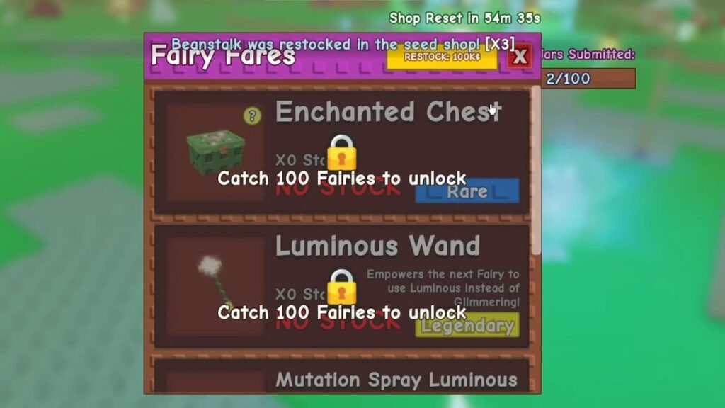 Fairy Shop in Grow a Garden