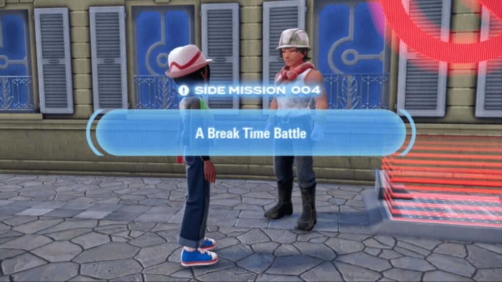 A Break Time Battle side quest in Pokemon Legends Z-A