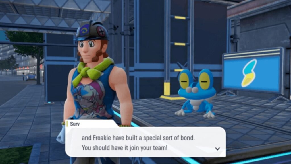 A Challenge from Froakie side quest in Pokemon Legends Z-A