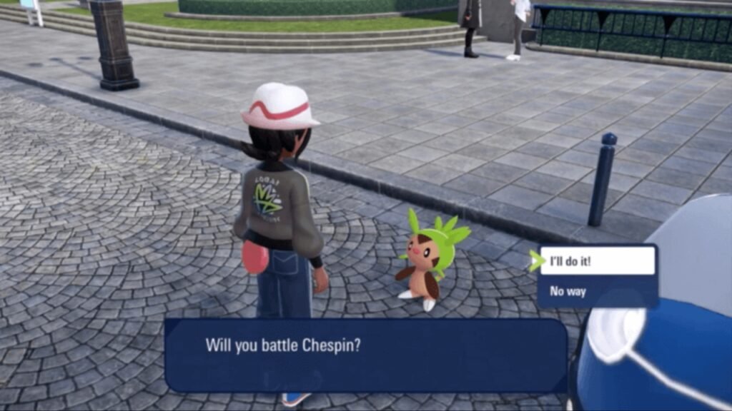 A Feisty Chespin side quest in Pokemon Legends Z-A