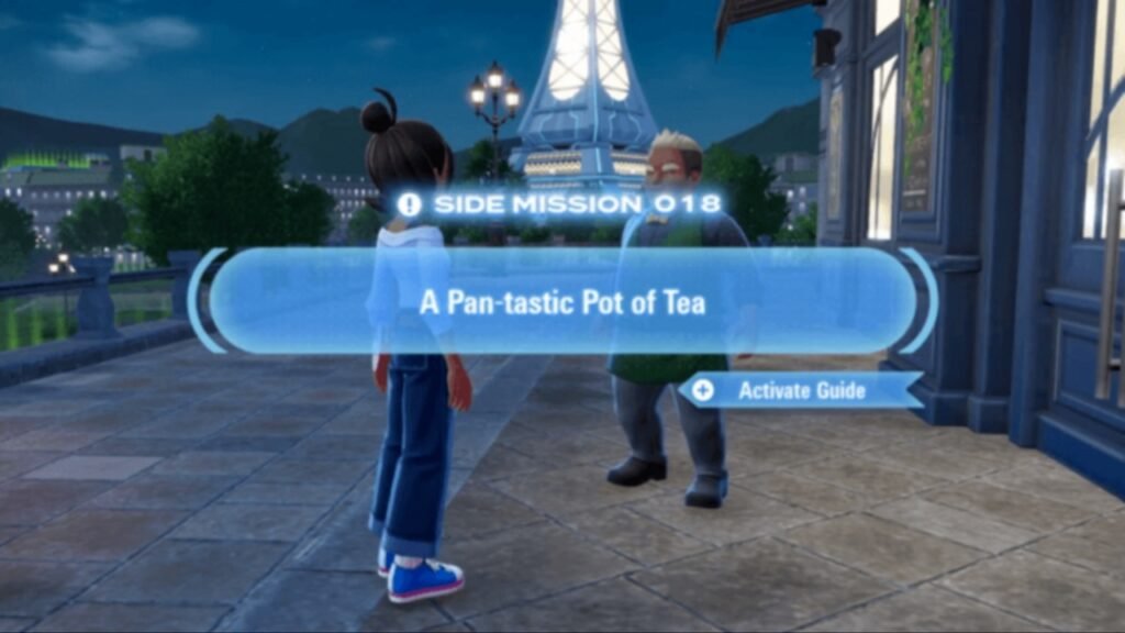A Pan-tastic Pot of Tea side quest in Pokemon Legends Z-A
