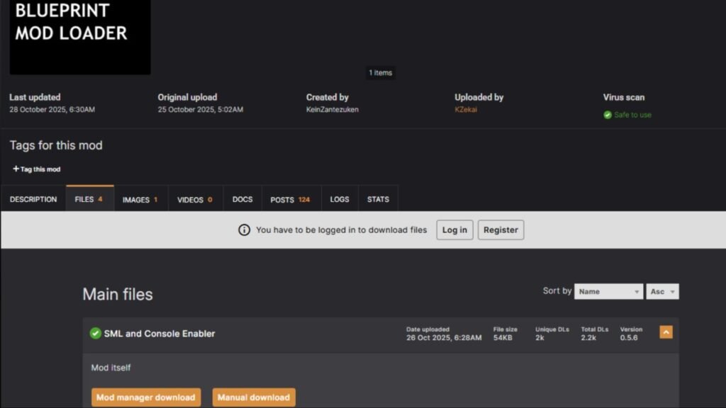 Blueprint Mod Loader for The Outer Worlds 2