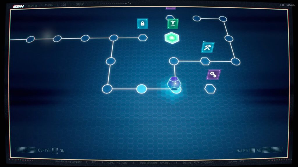 One of the puzzles in-game