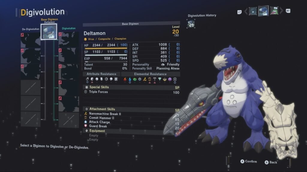 Planning Ahead Passive Skill in Digimon Story Strange Journey