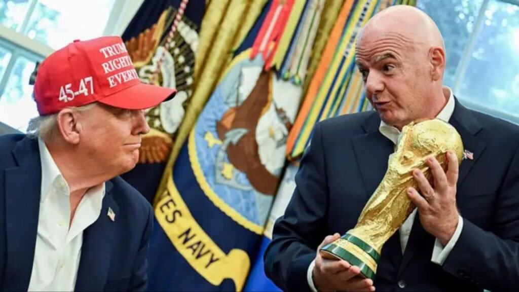 President Donald Trump threatens to move 2026 FIFA games from Boston