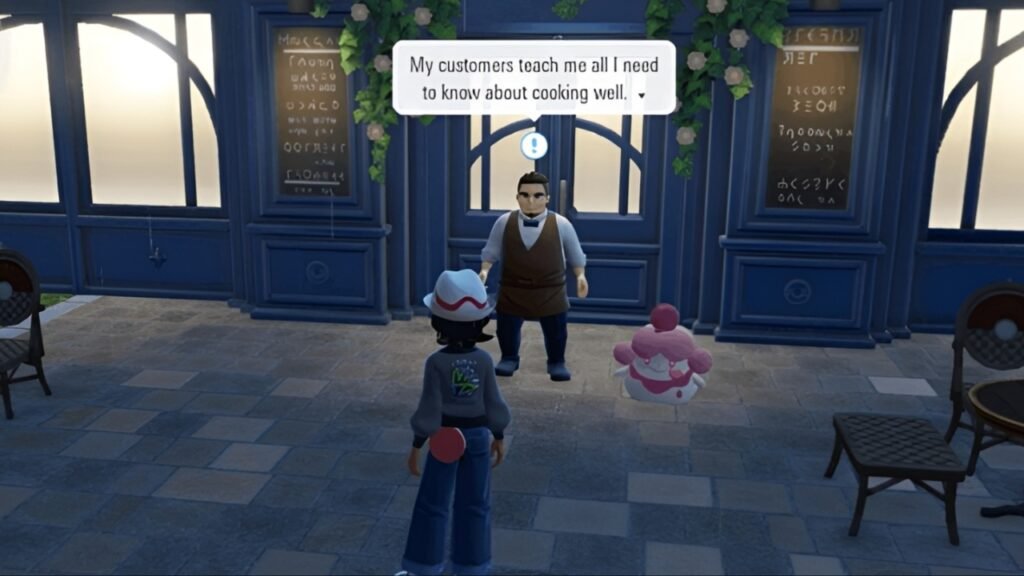 Slurpuff's Cafe Visit side quest in Pokemon Legends Z-A