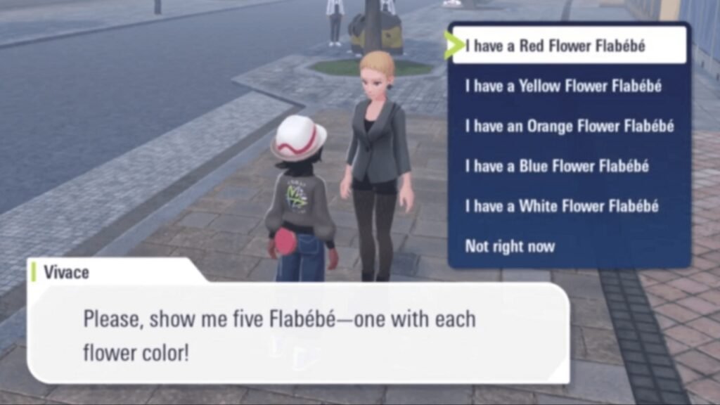 The Many Flowers of Flabebe quest in Pokemon Legends Z-A