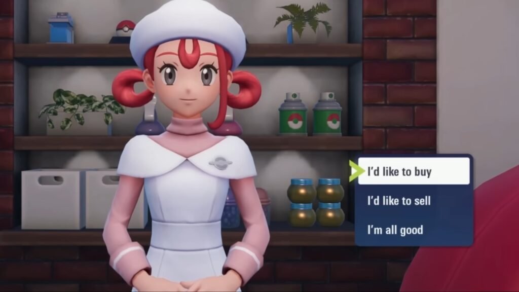 Vitamins can be purchased from Nurse Joy in Pokemon Legends Z-A