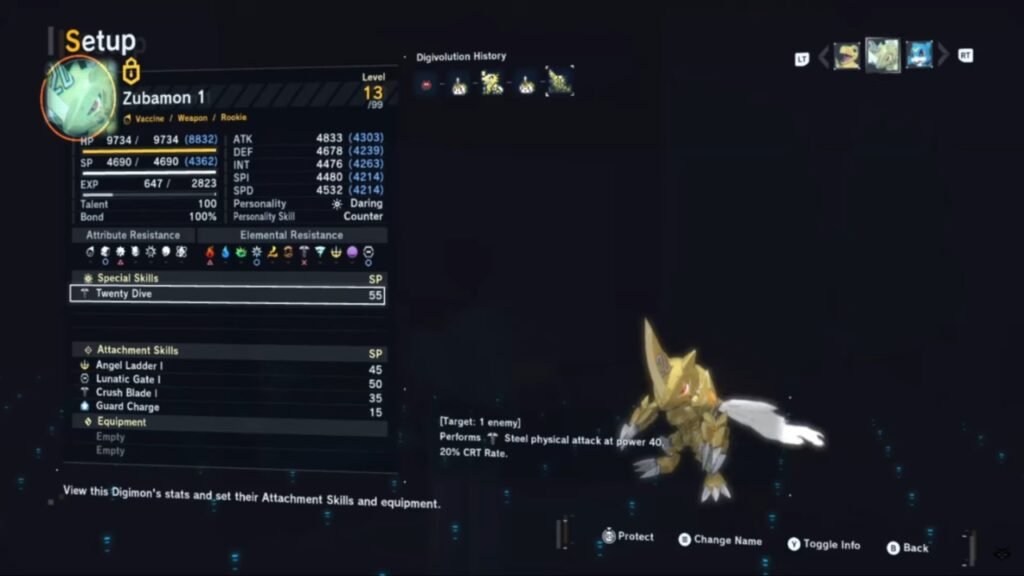 Zubamon in Digimon Story Time Stranger