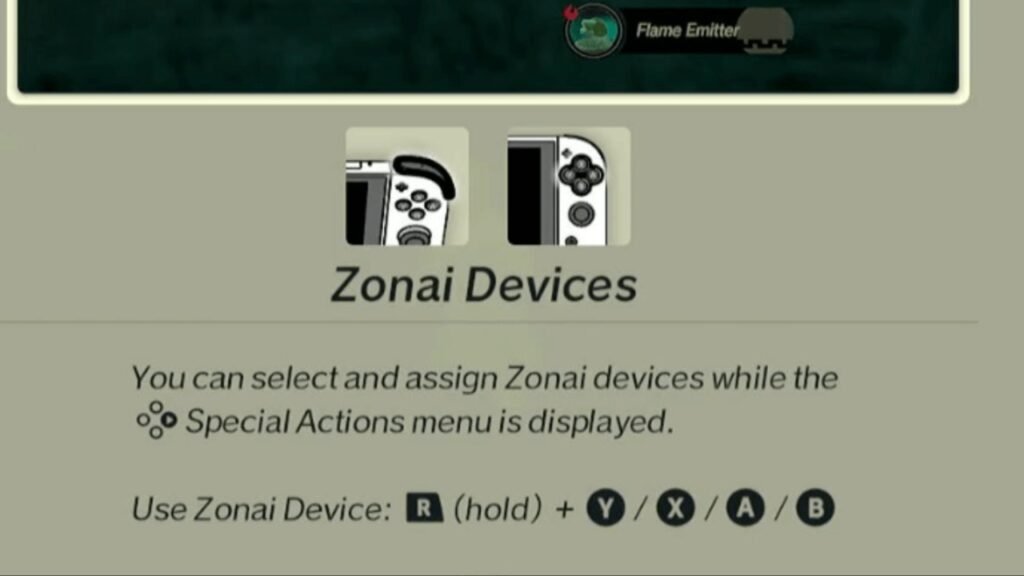 Using Zonai devices in Hyrule Warriors Age of Imprisonment