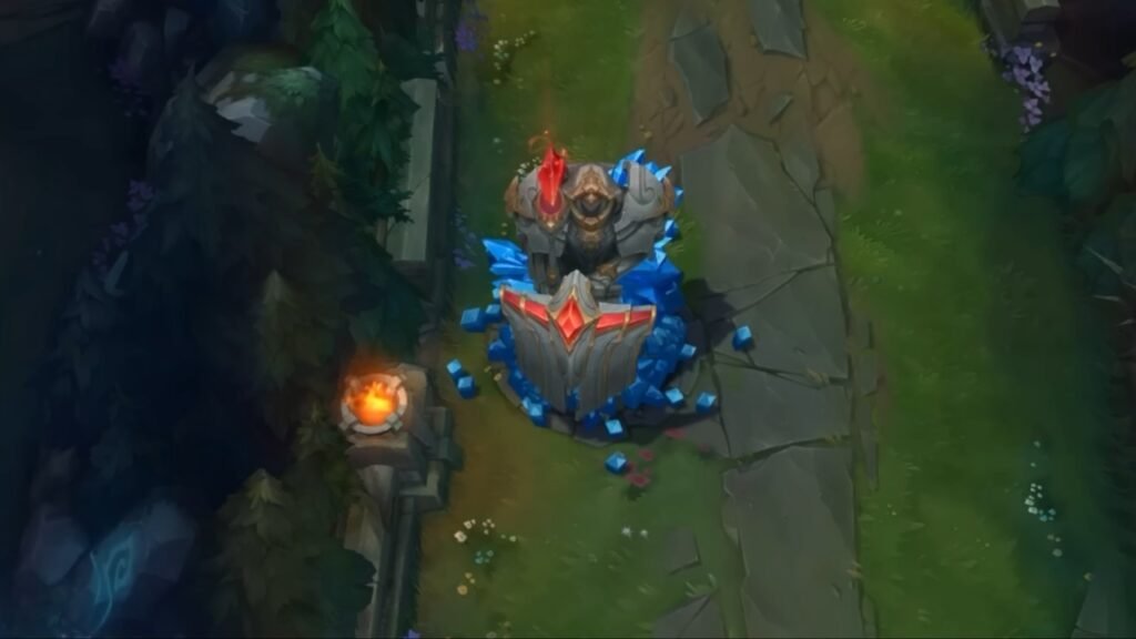 Crystalline Overgrowth on tower in League of Legends 2026