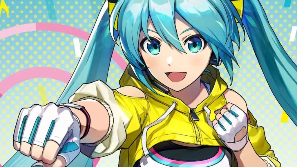 image of Hatsune Miku in fitness boxing