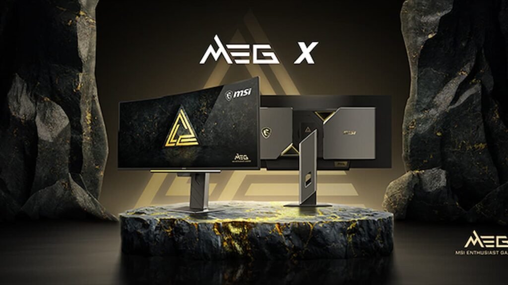The MSI MEG X AI monitor lineup