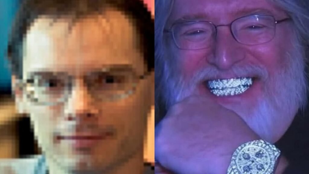 Time Sweeney and Gabe Newell