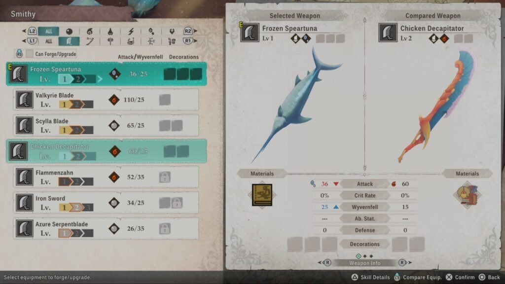 Great Swords in Monster Hunter Stories 3