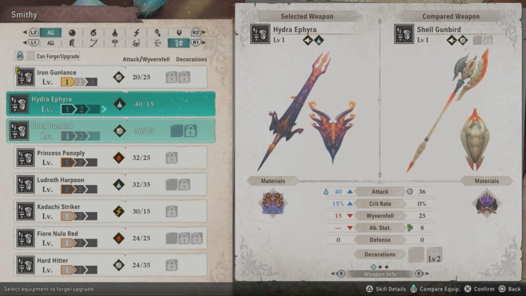 Gunlance in Monster Hunter Stories 3