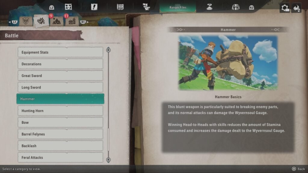 Weapon Types in Monster Hunter Stories 3