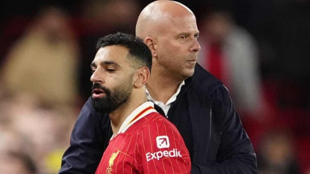 Arne Slot and Mohamed Salah