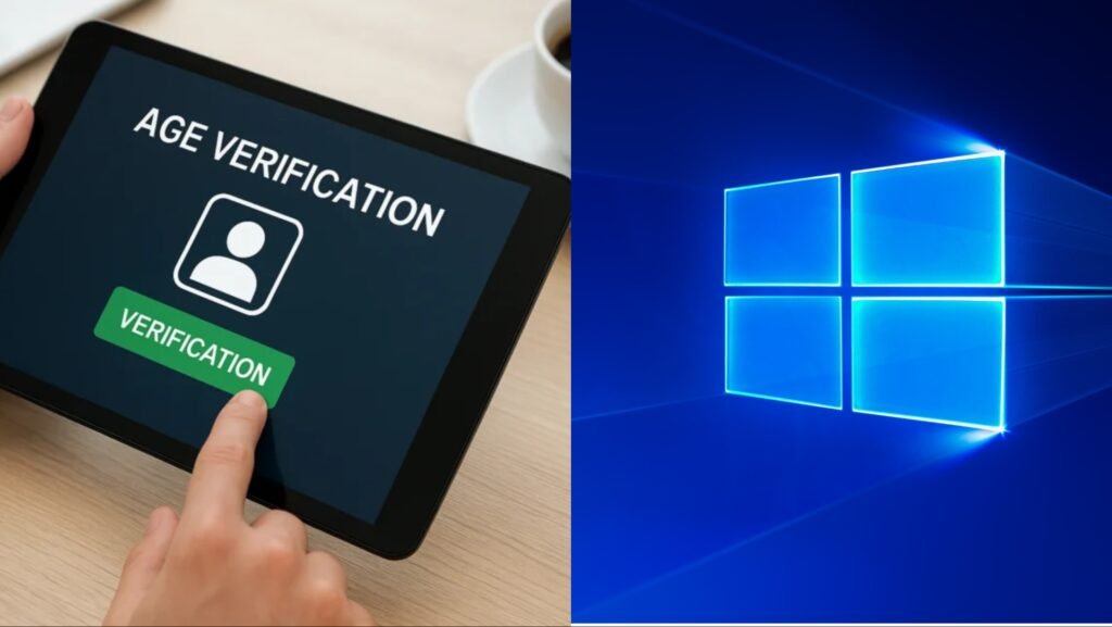 image of windows age verification