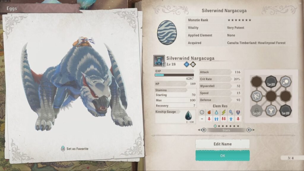 Silverwind Nargacuga