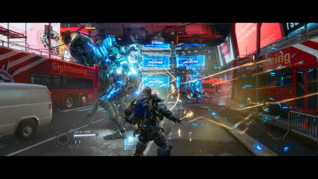 The NYC level in Pragmata