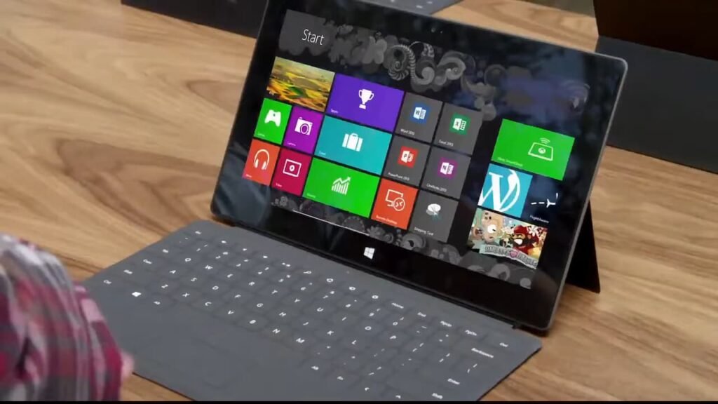 The microsoft surface RT
