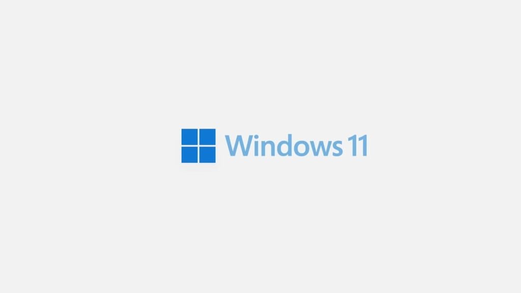 The windows 11 logo in a white background