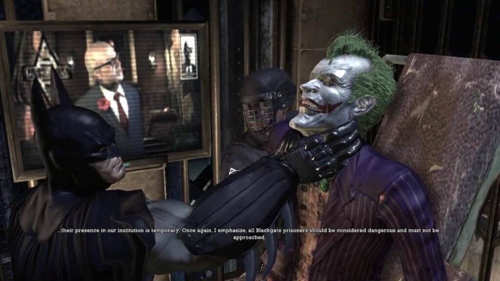 The Joker in Batman Arkham Asylum