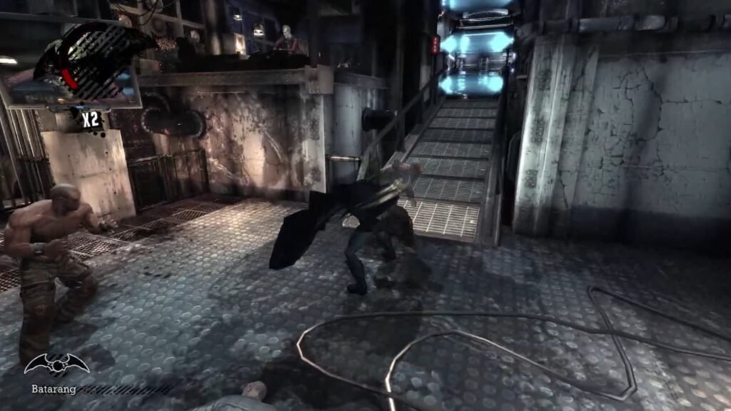 Arkham Asylum combat