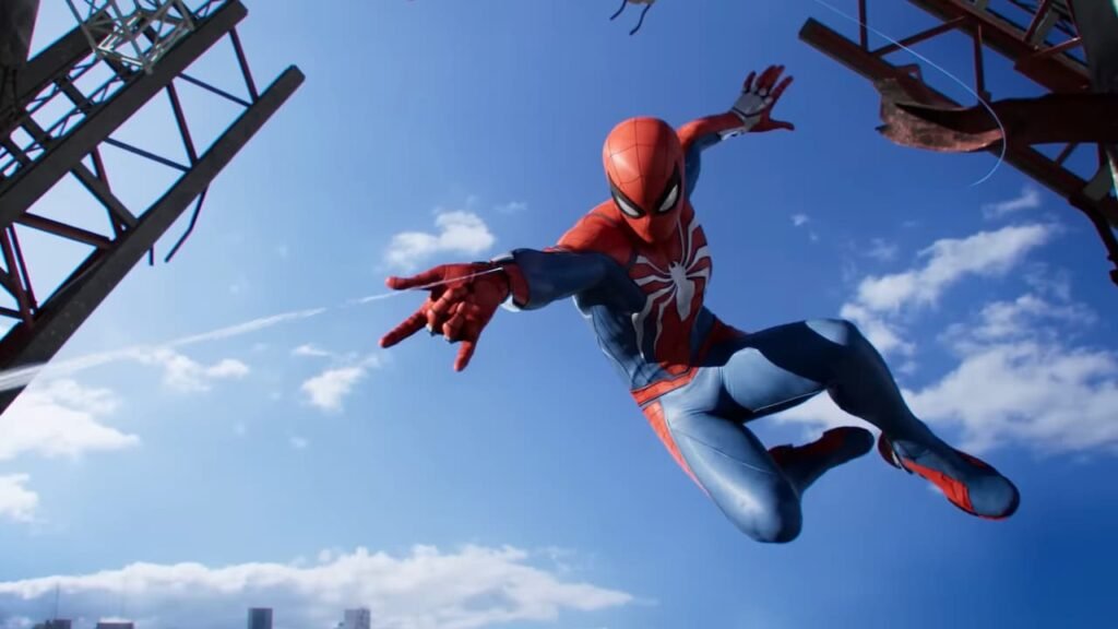 A snippet from the Marvels Spider-Man trailer