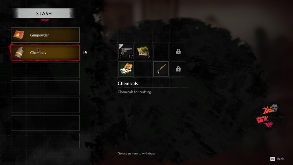 inventory management in Sinking City 2