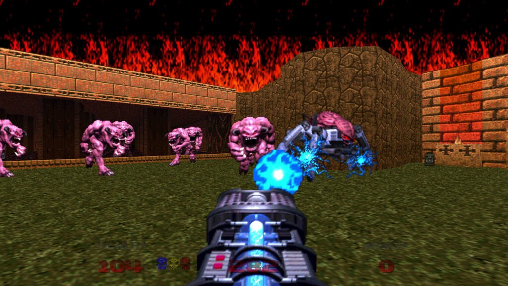 Pinky demons in DOOM 64